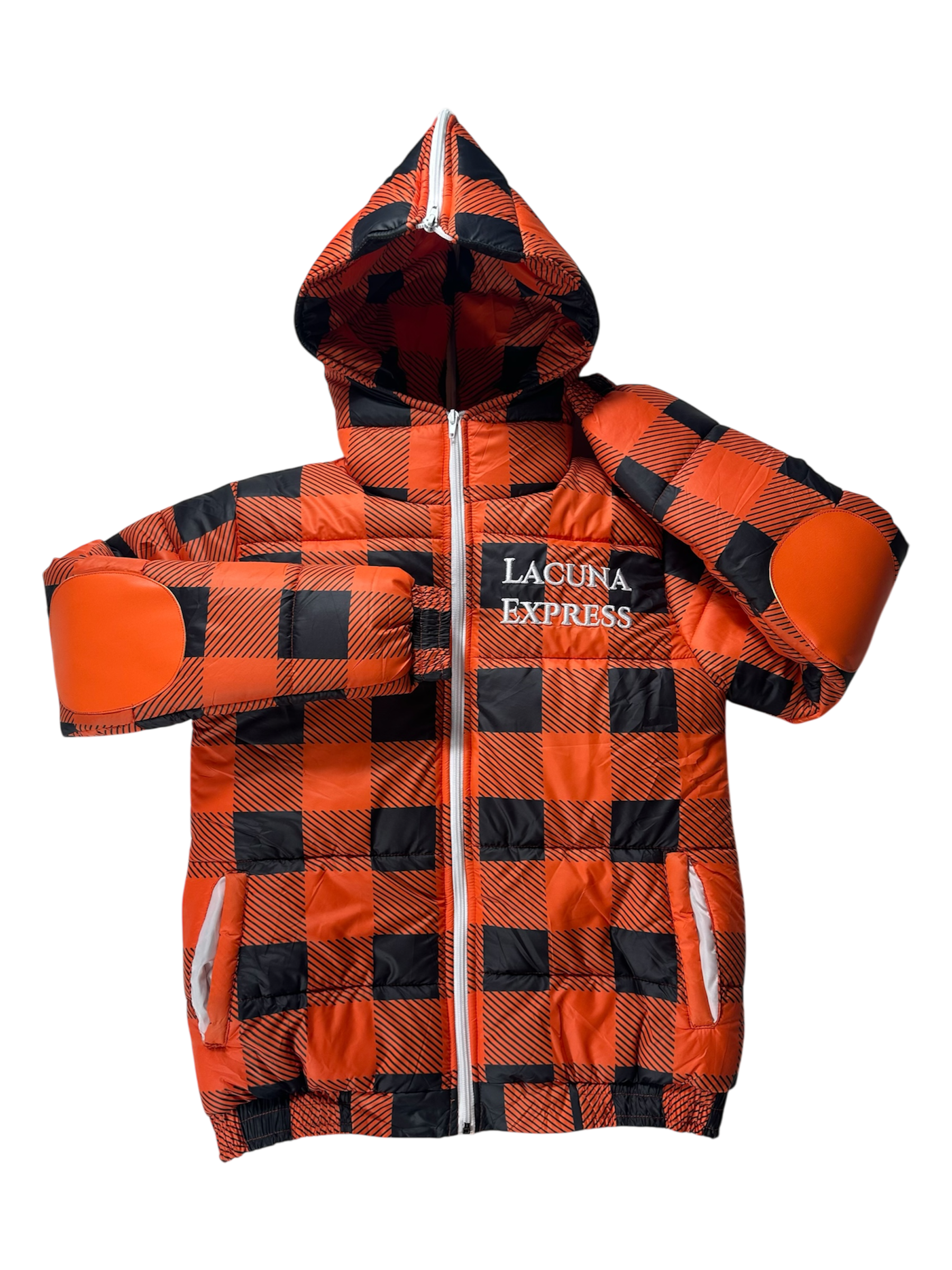 Ember Flannel Puffer Jacket