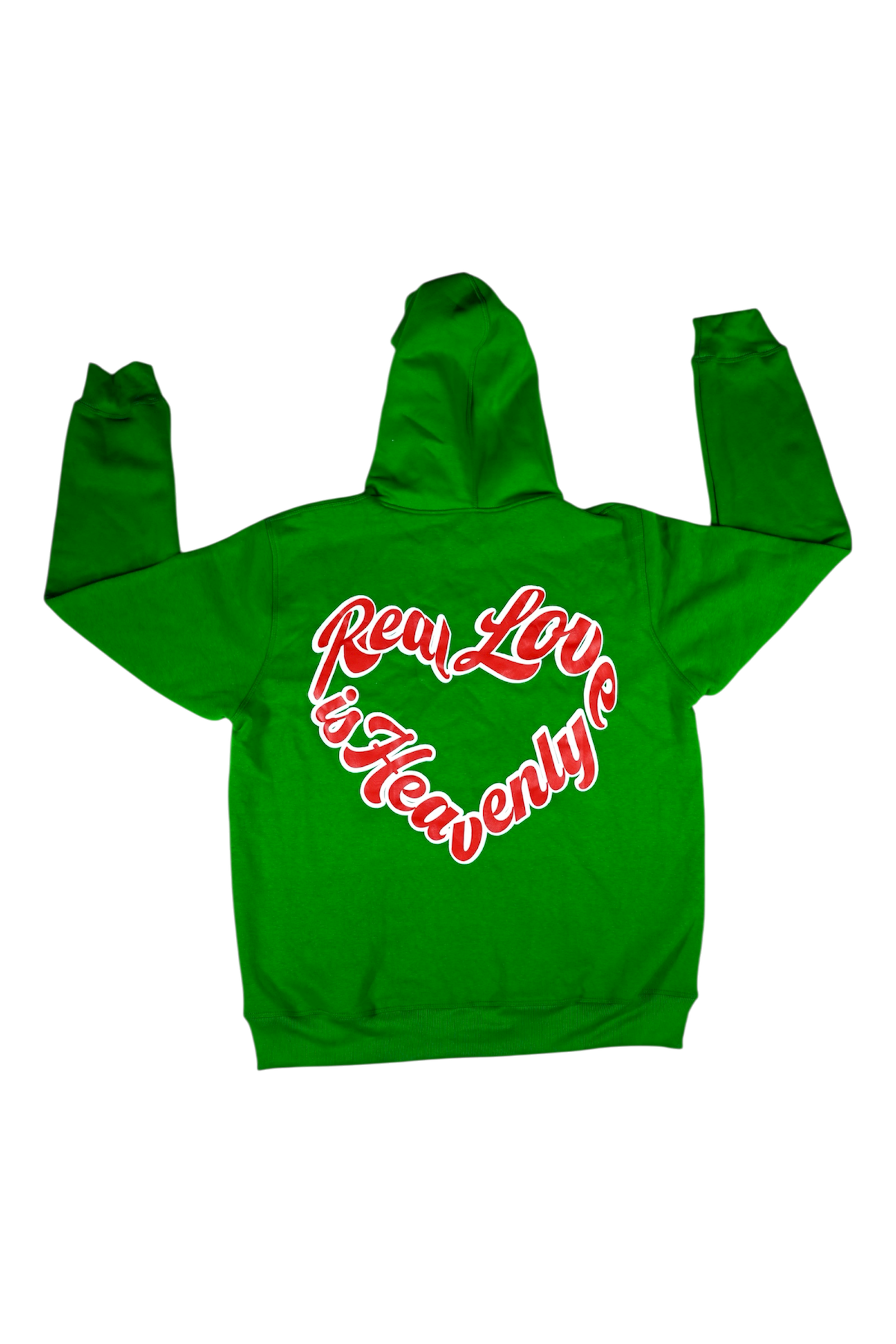 Real Love Is Heavenly Full Zip (Green)