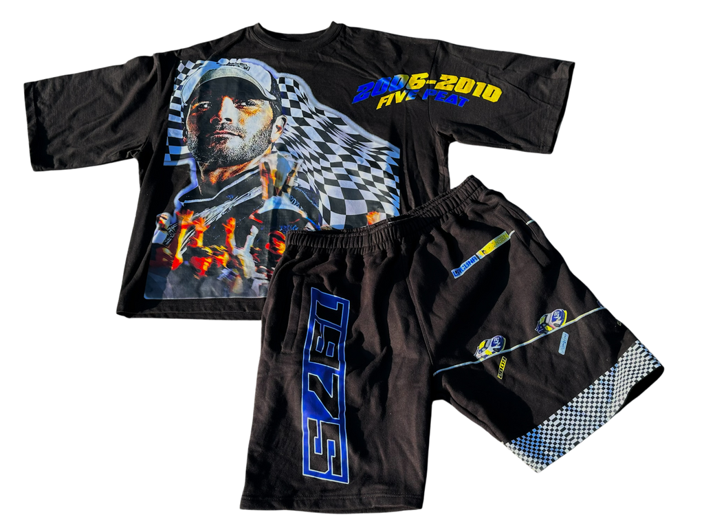 NASCAR Inspired Shirt And Short Set