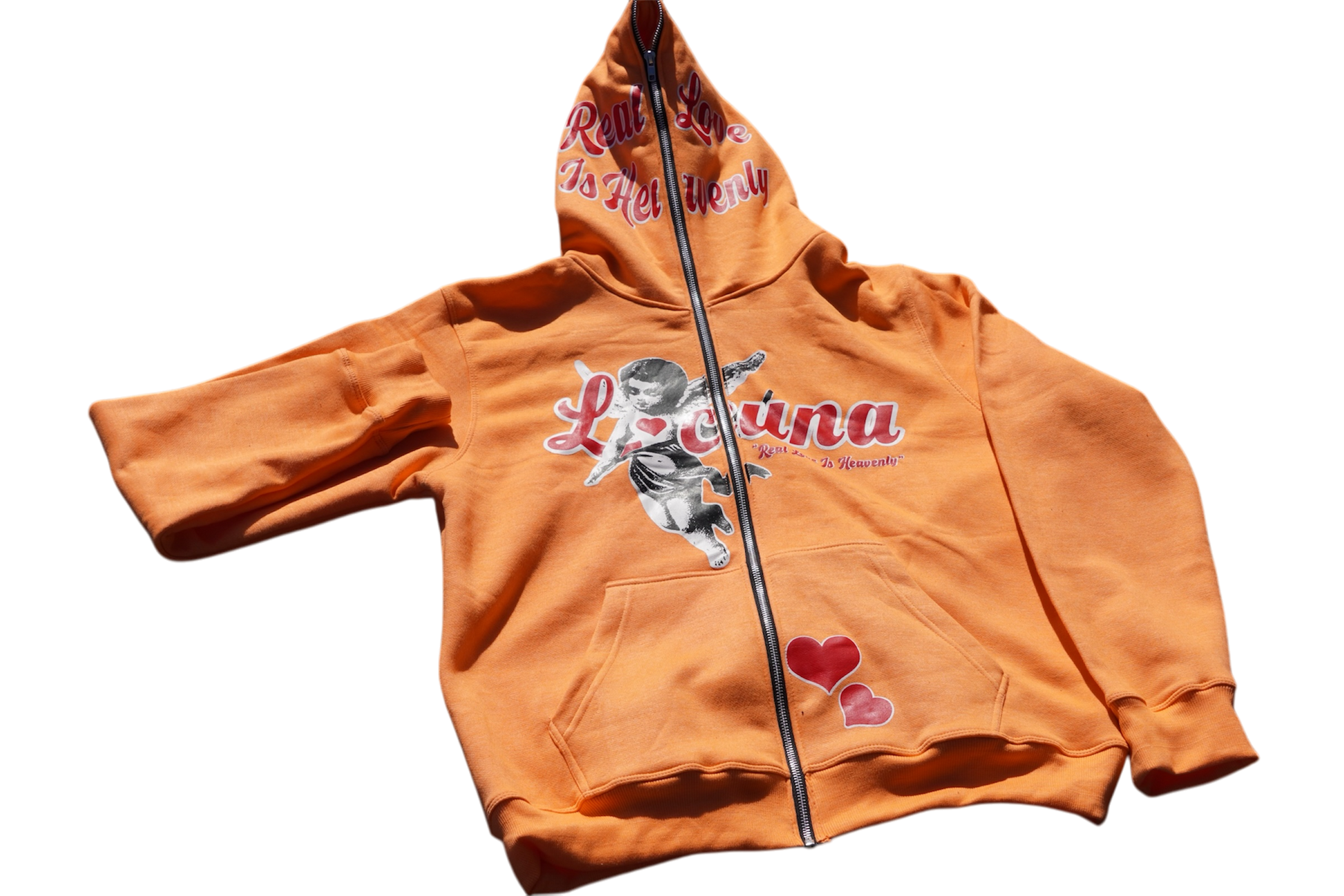 Real Love Is Heavenly Full Zip (Peach)