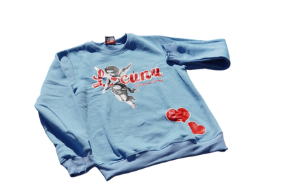 Real Love Is Heavenly Sweater (Blue)