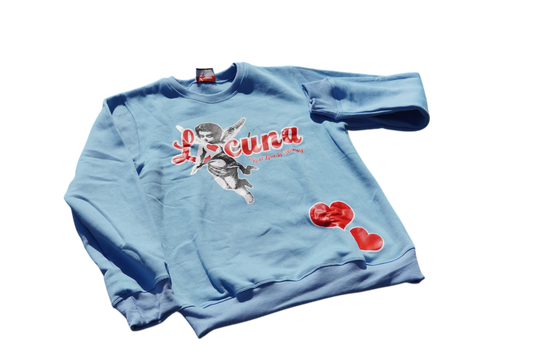 Real Love Is Heavenly Sweater (Blue)