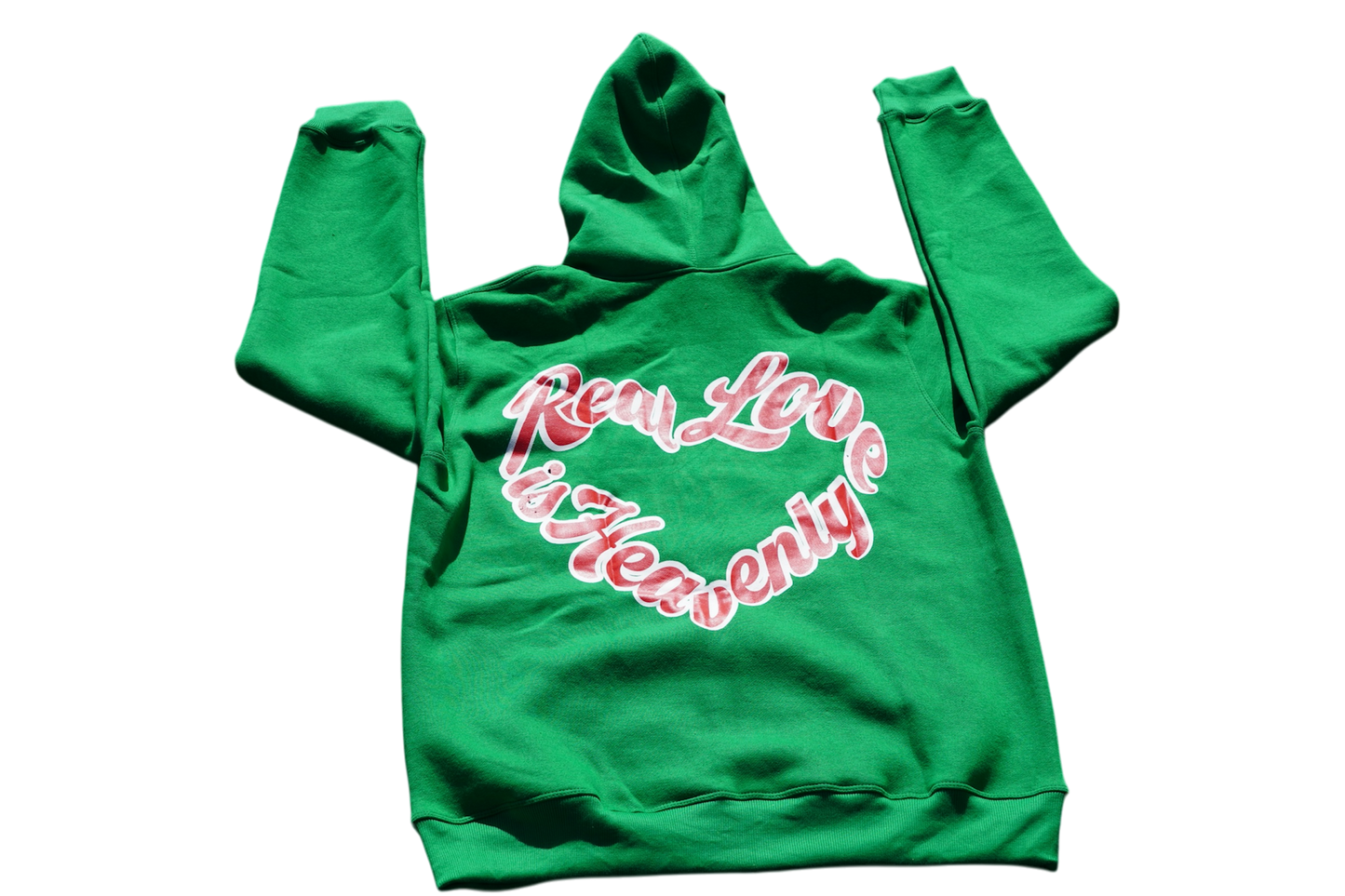 Real Love Is Heavenly Full Zip (Green)