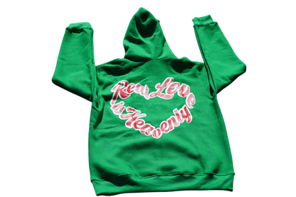 Real Love Is Heavenly Full Zip (Green)