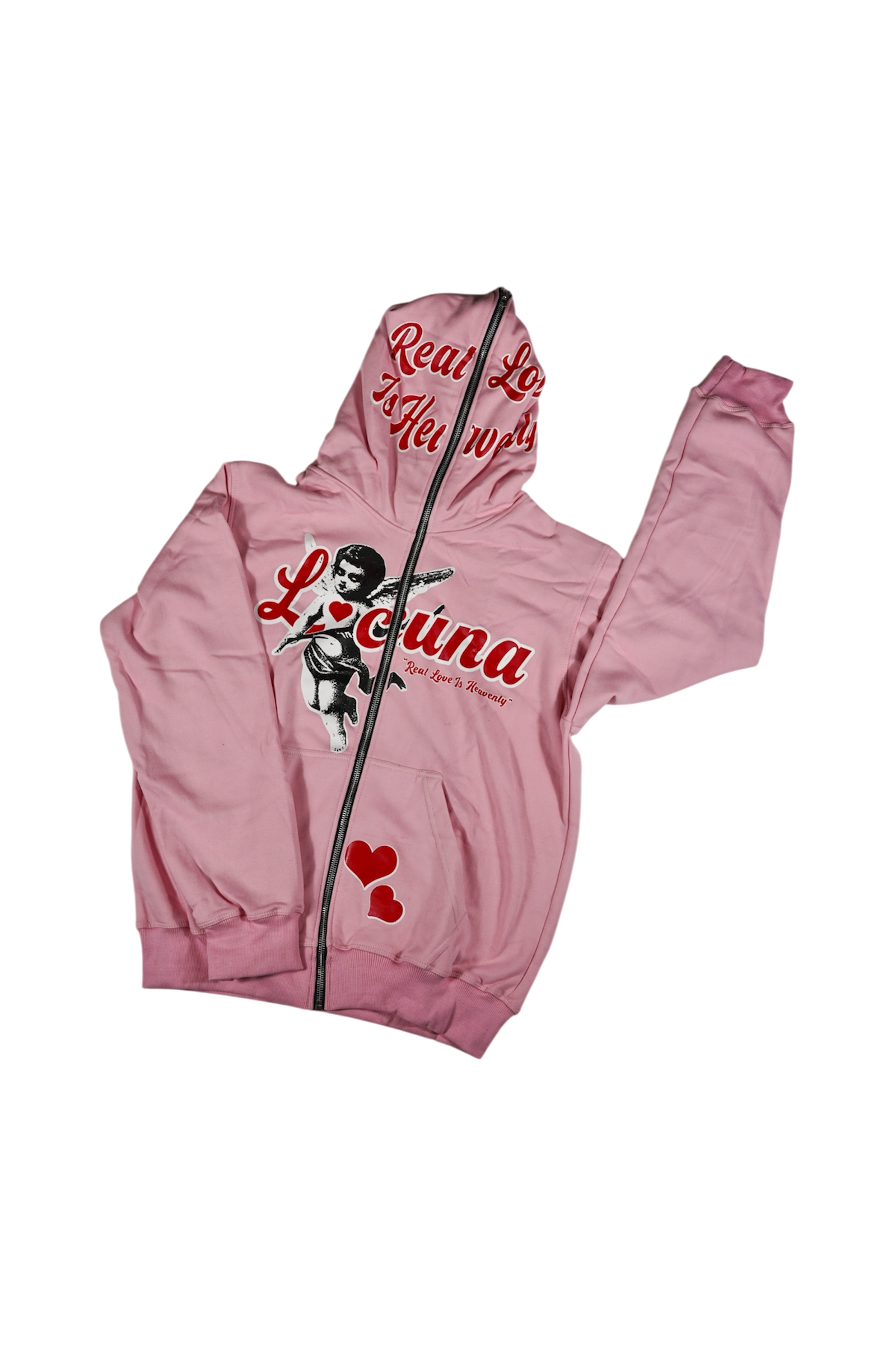 Real Love Is Heavenly Full Zip (Pink)