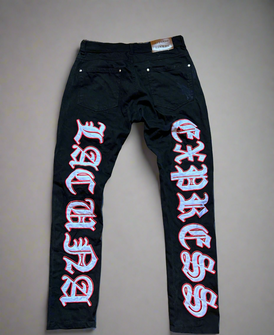 EST.2022 Jeans (Red and White)