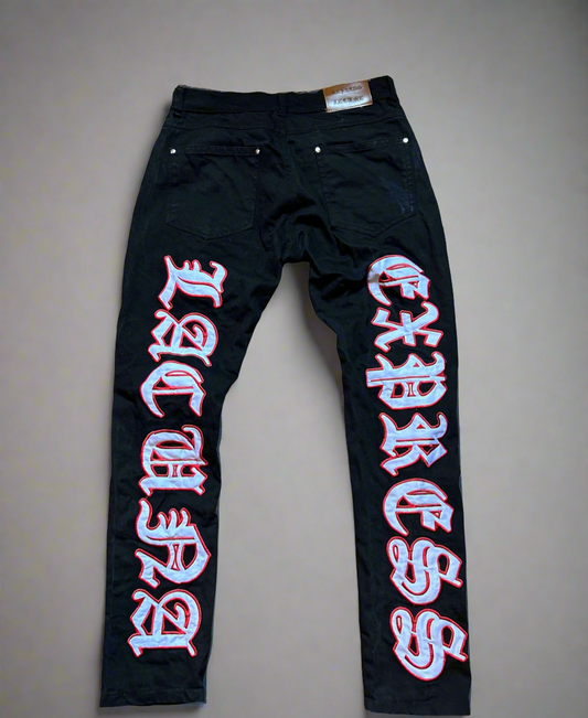 EST.2022 Jeans (Red and White)