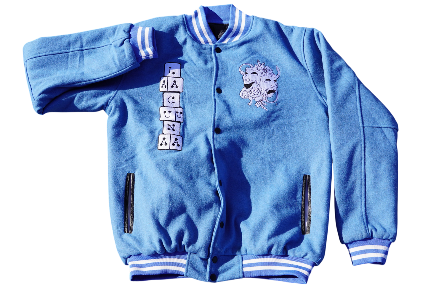 Gamble With Your Life Varsity Jacket (Blue)