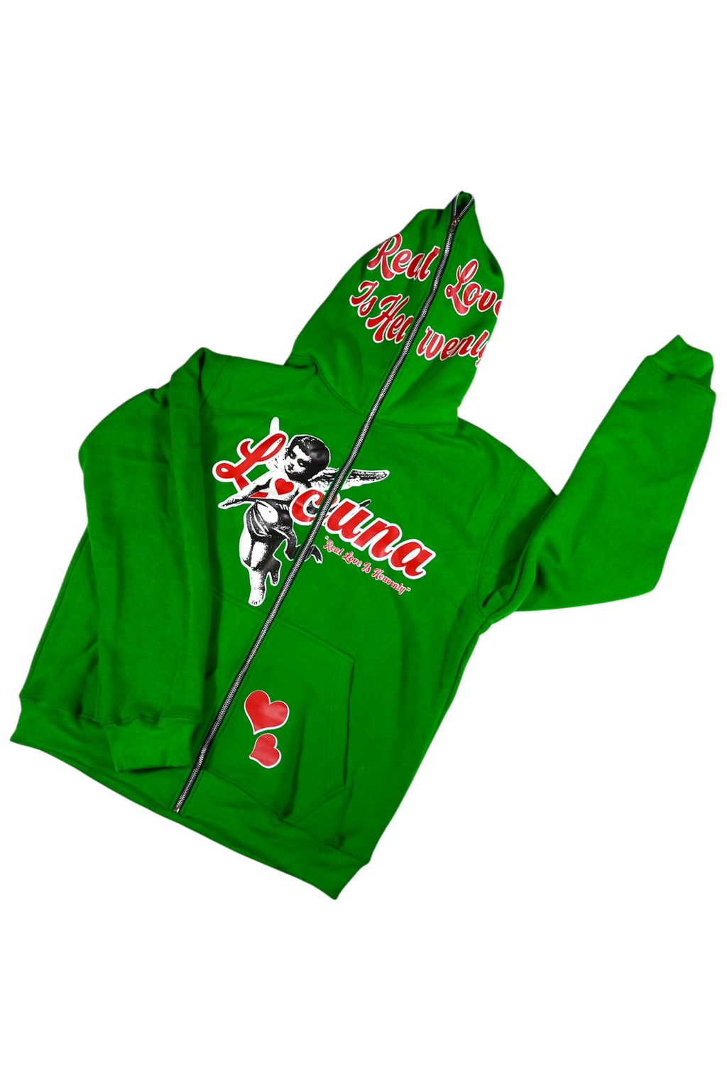 Real Love Is Heavenly Full Zip (Green)