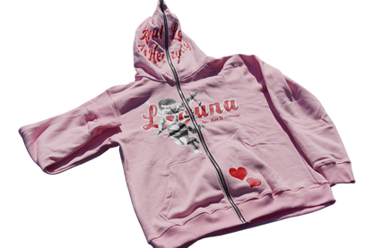 Real Love Is Heavenly Full Zip (Pink)