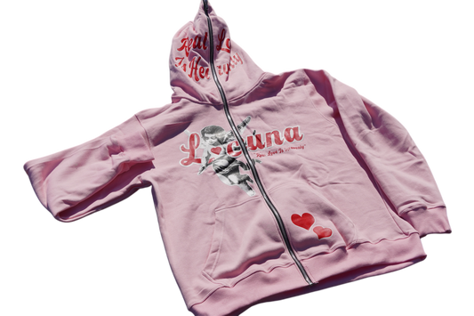 Real Love Is Heavenly Full Zip (Pink)