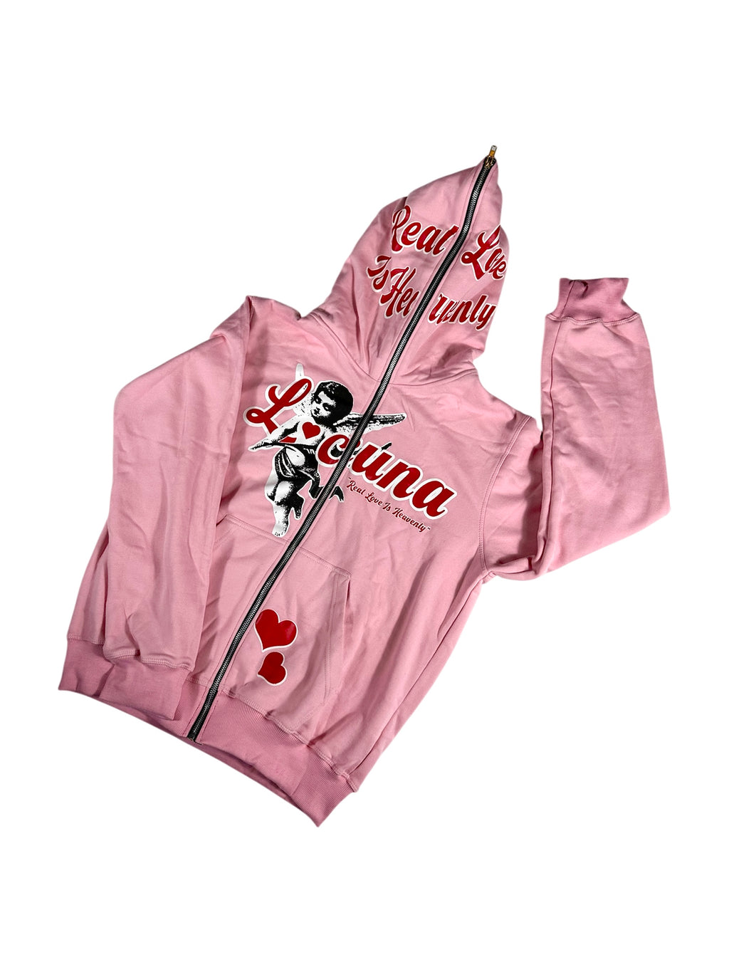 Real Love Is Heavenly Full Zip (Pink)
