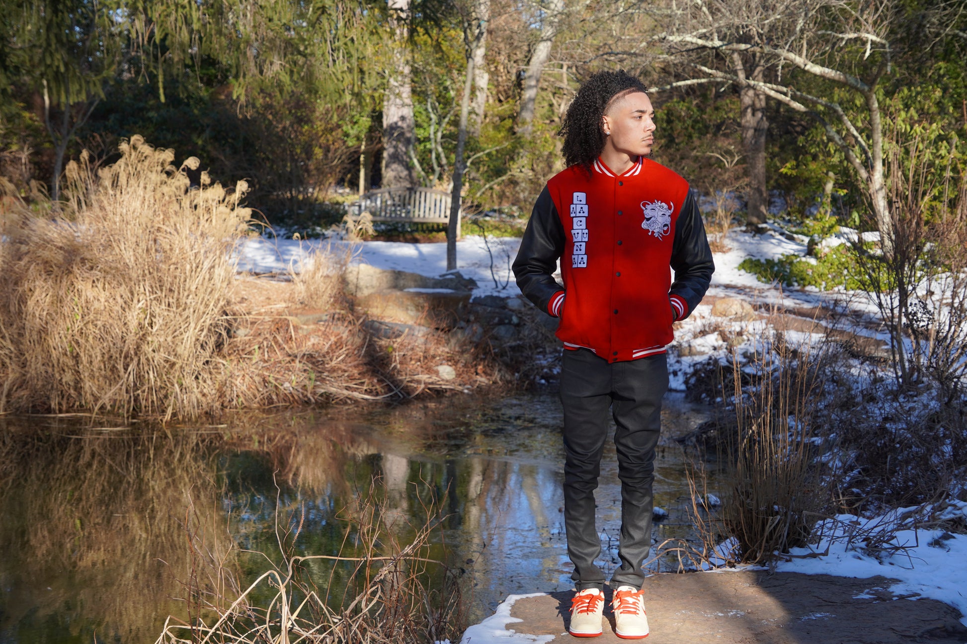 Gamble With Your Life Varsity Jacket (Red)