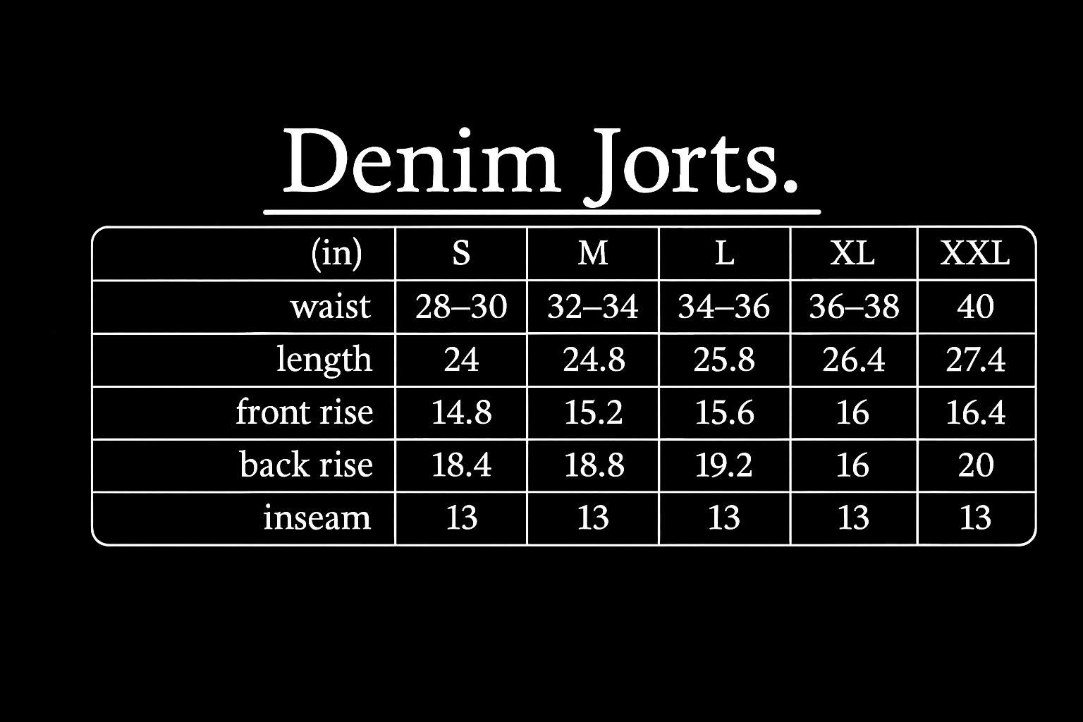 Suncatcher Cutoff Jorts
