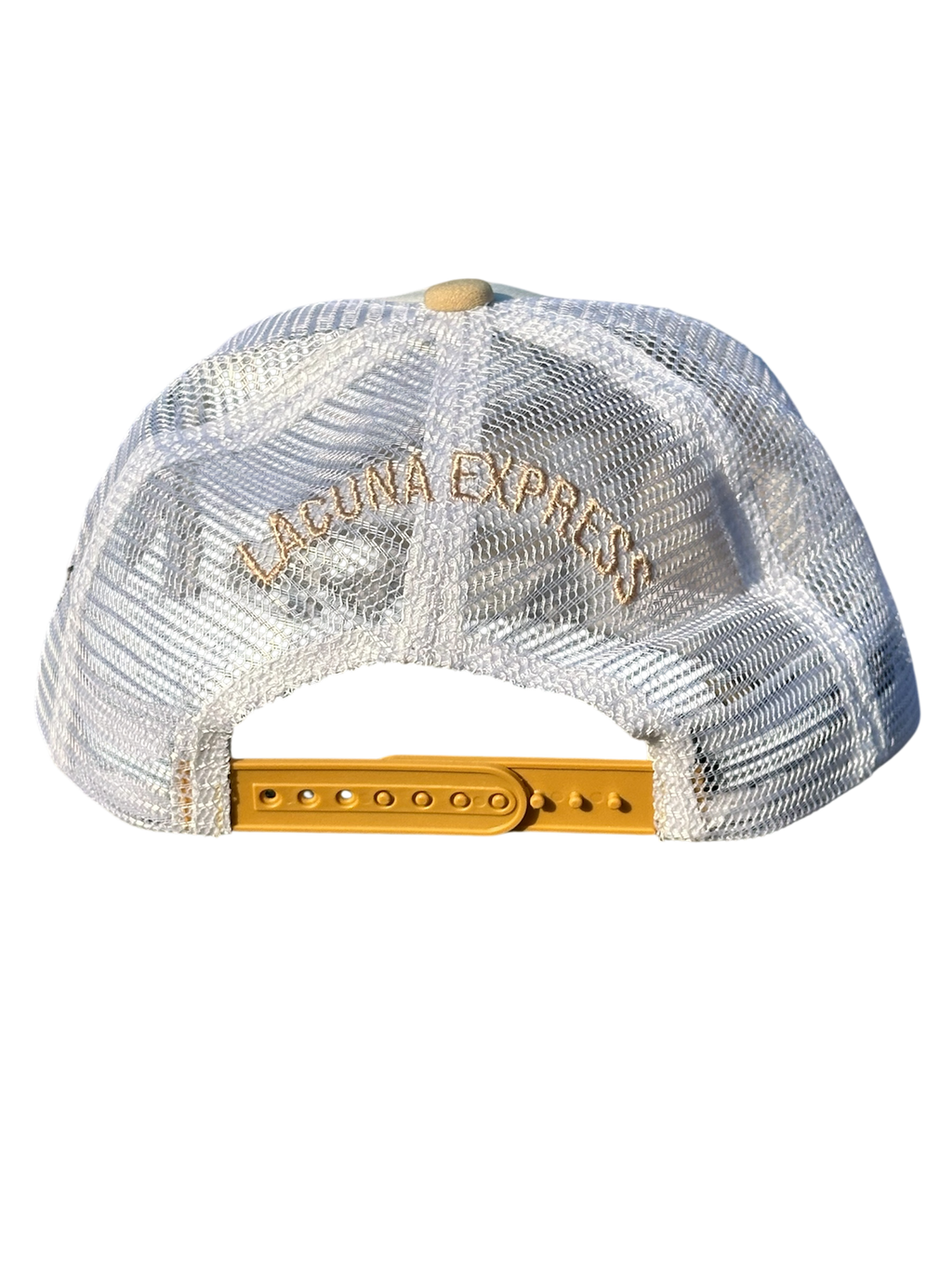 Where Angels Hang Beige Trucker Hat