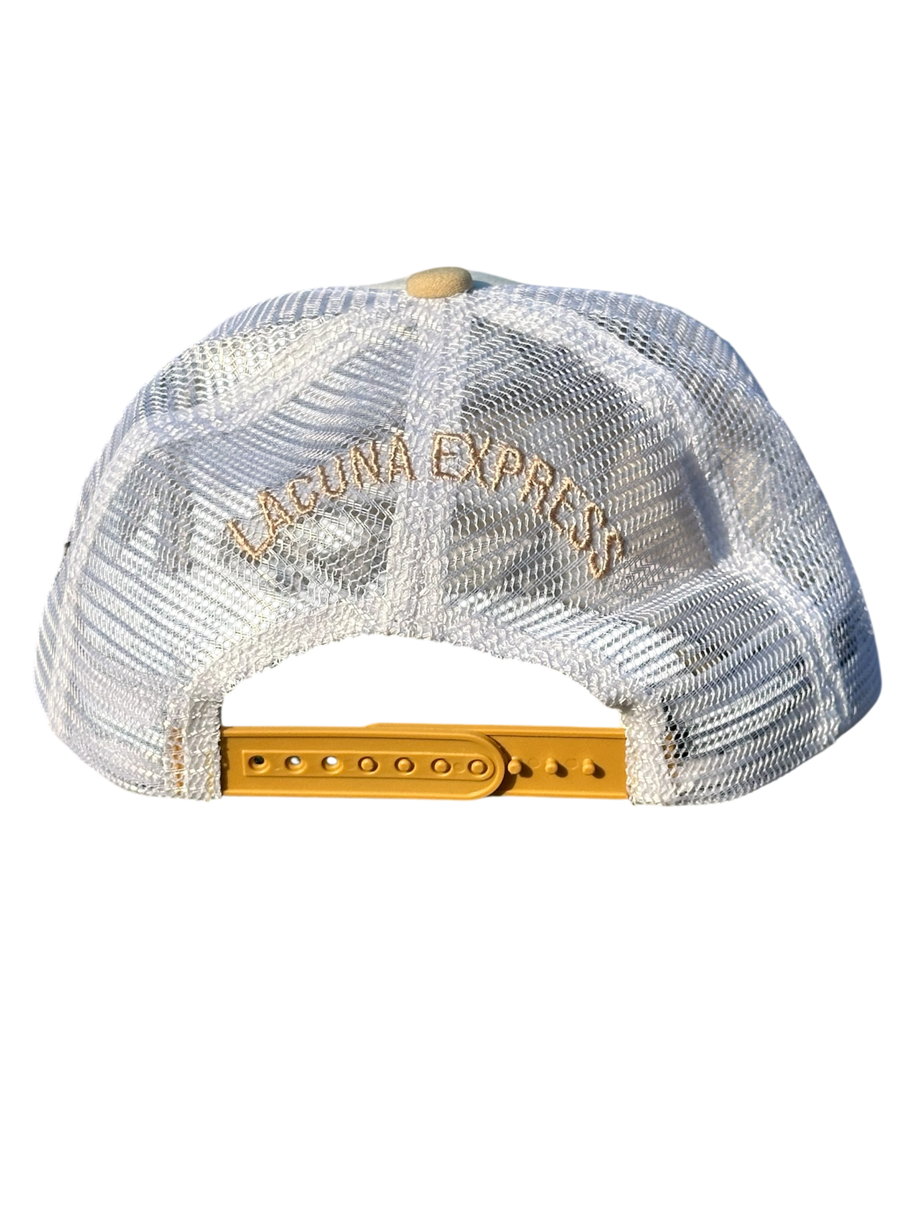 Where Angels Hang Beige Trucker Hat