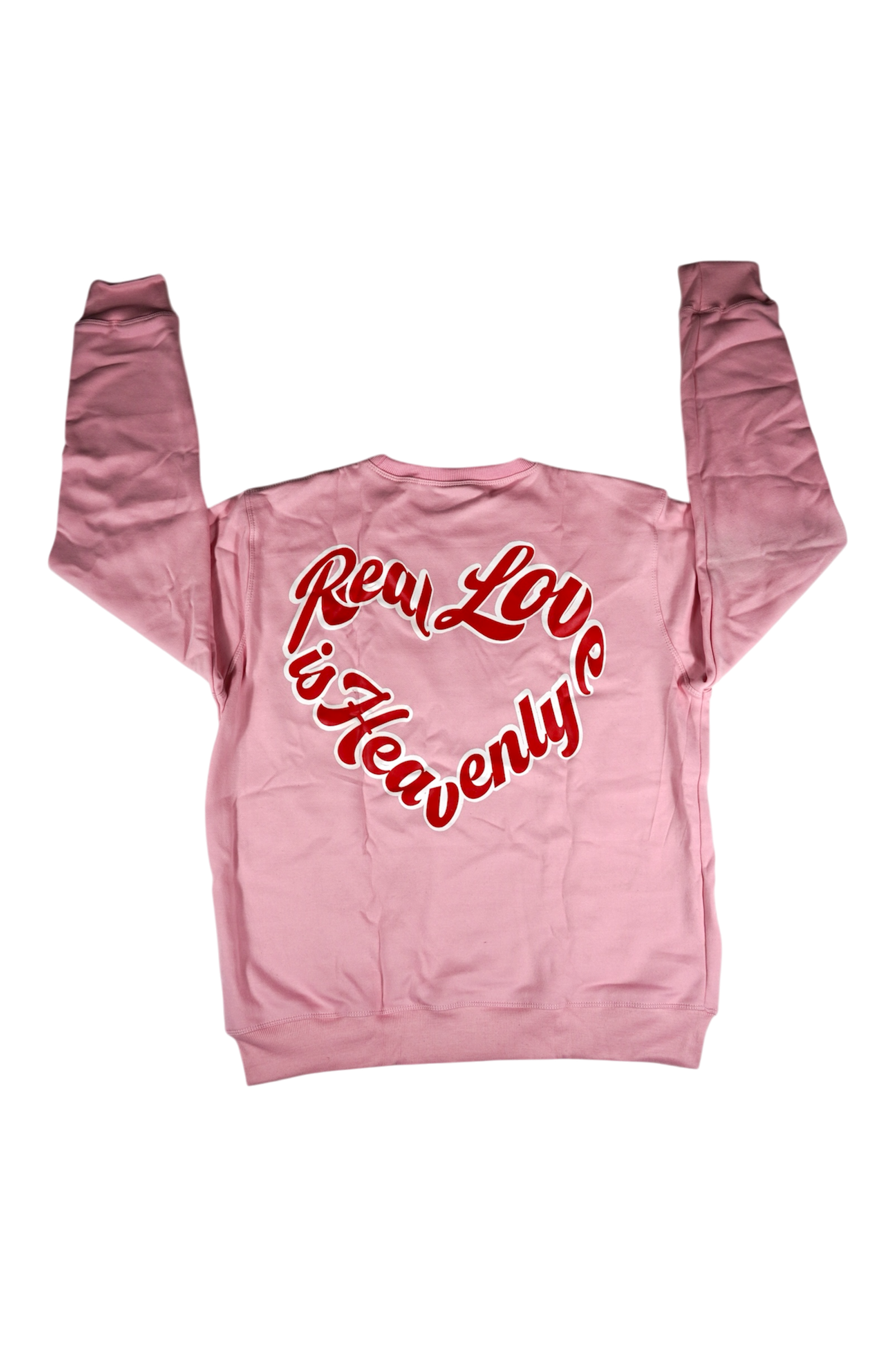 Real Love Is Heavenly Sweater (Pink)