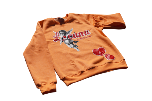 Real Love Is Heavenly Sweater (Peach)