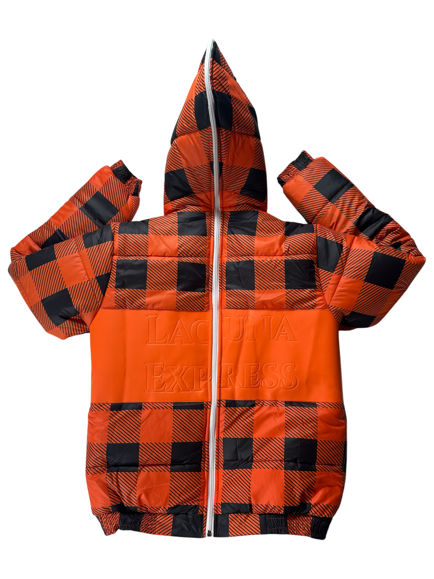 Ember Flannel Puffer Jacket