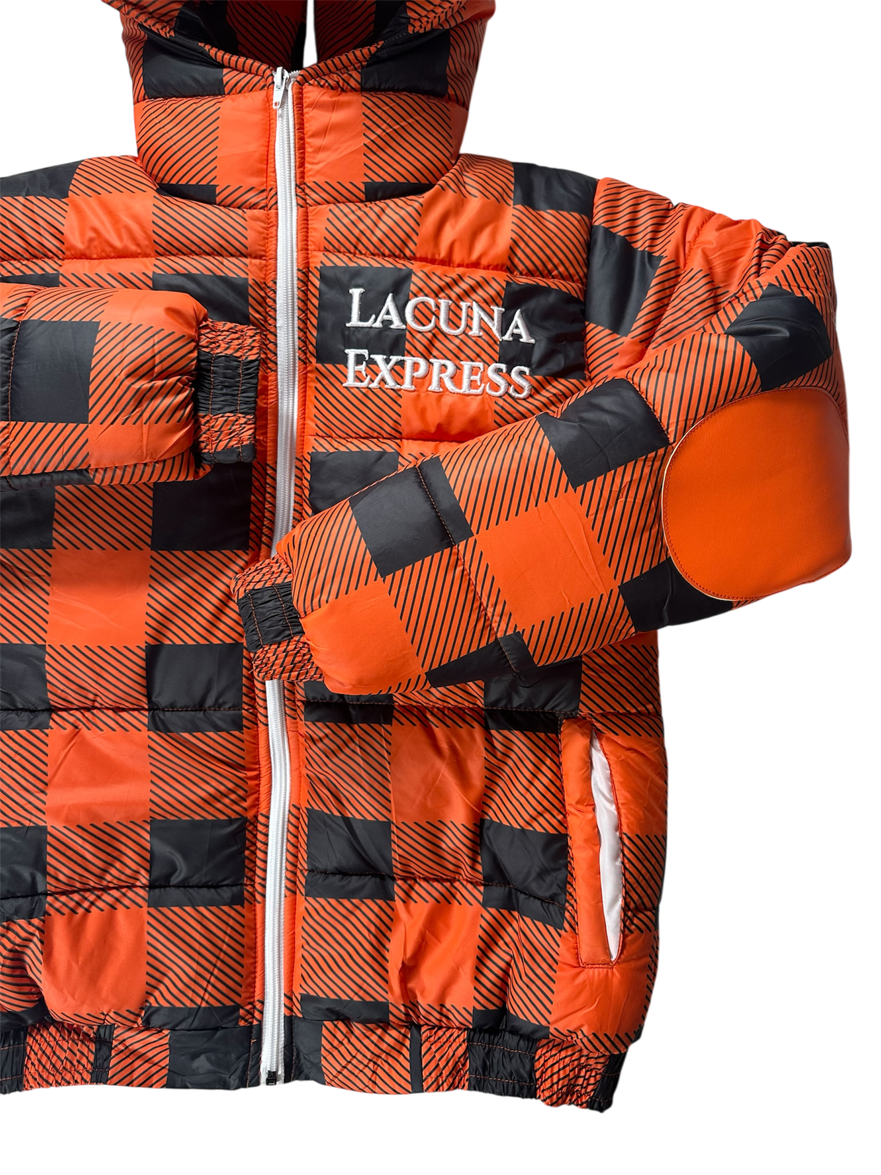 Ember Flannel Puffer Jacket