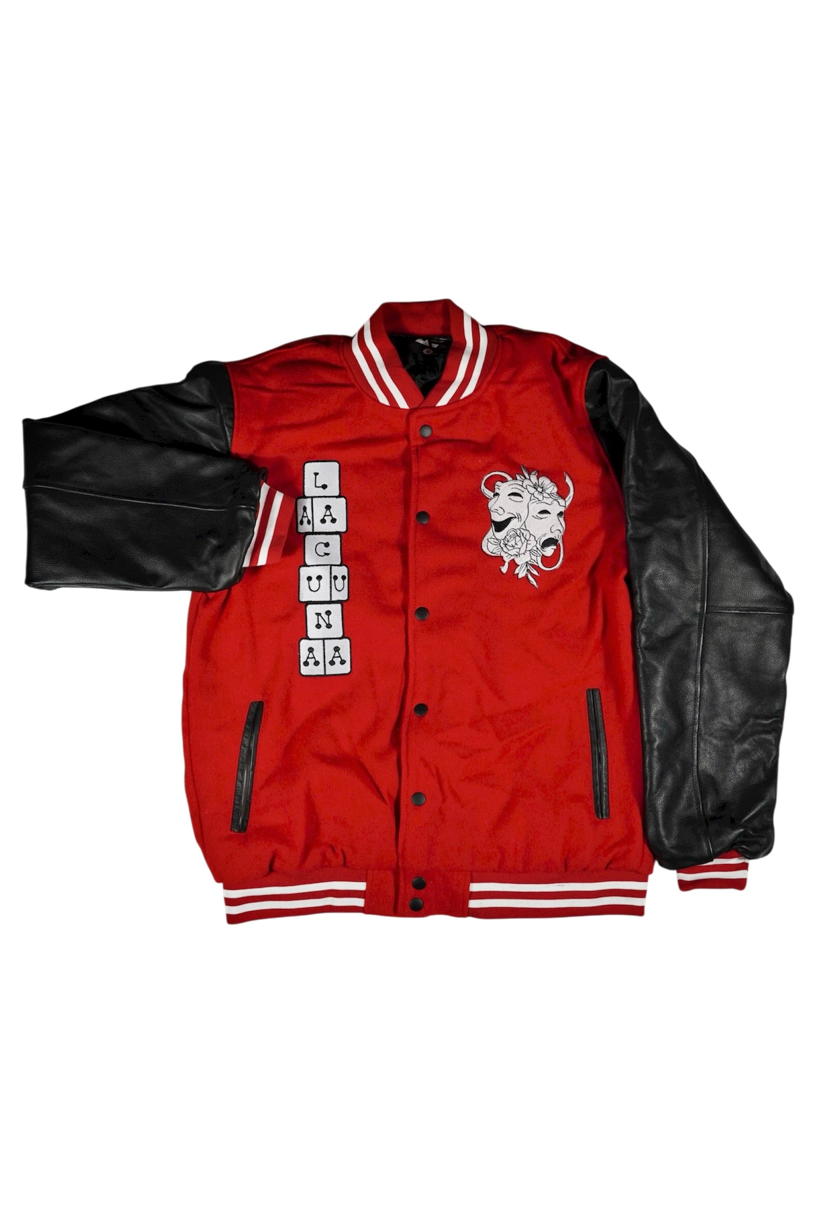 Gamble With Your Life Varsity Jacket (Red)